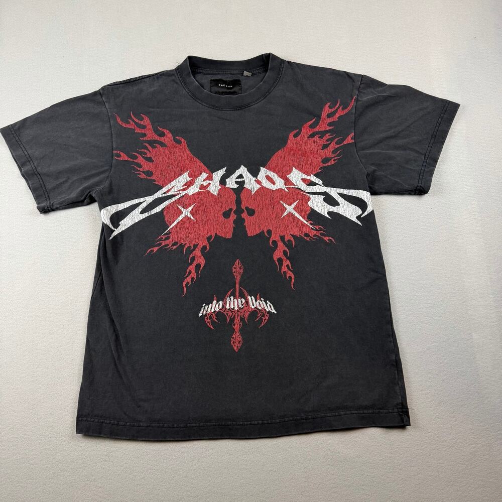 Pacsun Red & Black Graphic Tee Size M